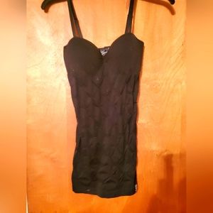 Guess black bra bustier top